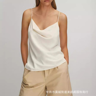 UC & ZA Cross-border Amazon European and American Summer Women's New High-end Draped Sling Top 05119519944