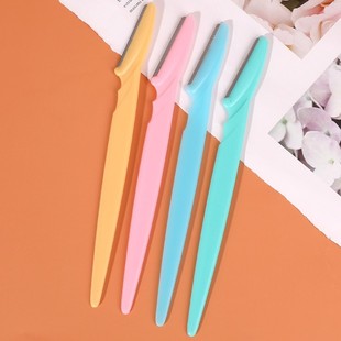 Factory supply stainless steel eyebrow knife travel portable men's and women's razor eyebrow blade tools wholesale