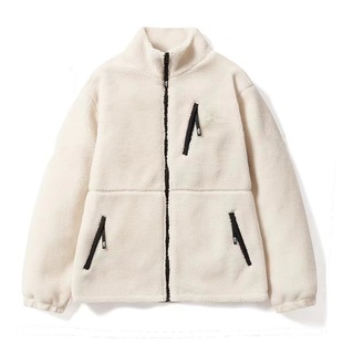 Beijingshan TNF1996 Lamb Velvet Stand Collar Thickeneded Outwear Three-color Lamb Velvet Fleece Jacket