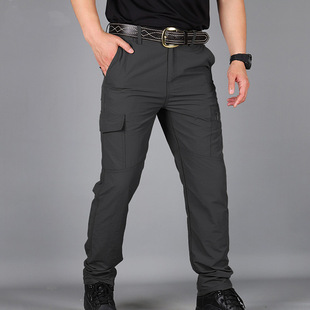 Summer Quick-drying Trousers Men's Overalls Sports Outdoor Mountaineering Trousers Waterproof plus size Lightweight Quick-drying Pants Loose