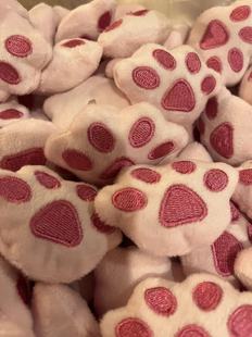 Розовый медведь лапа мультфильм Плюшевые DIY животное лапа одежда сумка носки головной убор Аксессуары Одежда аксессуары оптом