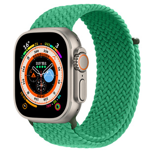 Для Apple Watch S8/S7 Регулируемый тканый 41mm липучка 45mm браслет