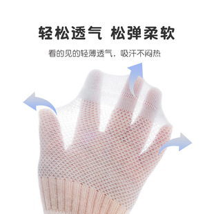 Boneless Stitching 96 Pure Cotton Baby Socks Summer Thin Mesh Mid-Tube Socks for Infants and Young Children Candy Color Contrast