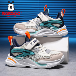 Babu bean children's shoes boys shoes summer hollow net shoes 2025 new thin mesh breathable children's sneaker