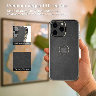 Special offer business iPhone15pro max medium bag leather phone case Apple 15 electroplated protective cover all-inclusive PU