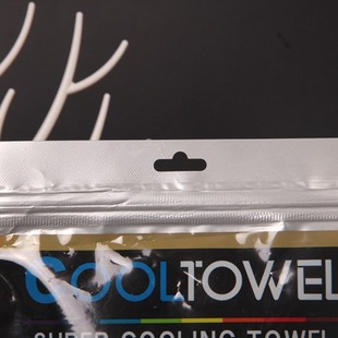 cooltowel cold towel packing bag ice towel frozen towel aluminum foil self-sealing bag 3D towel bag wholesale