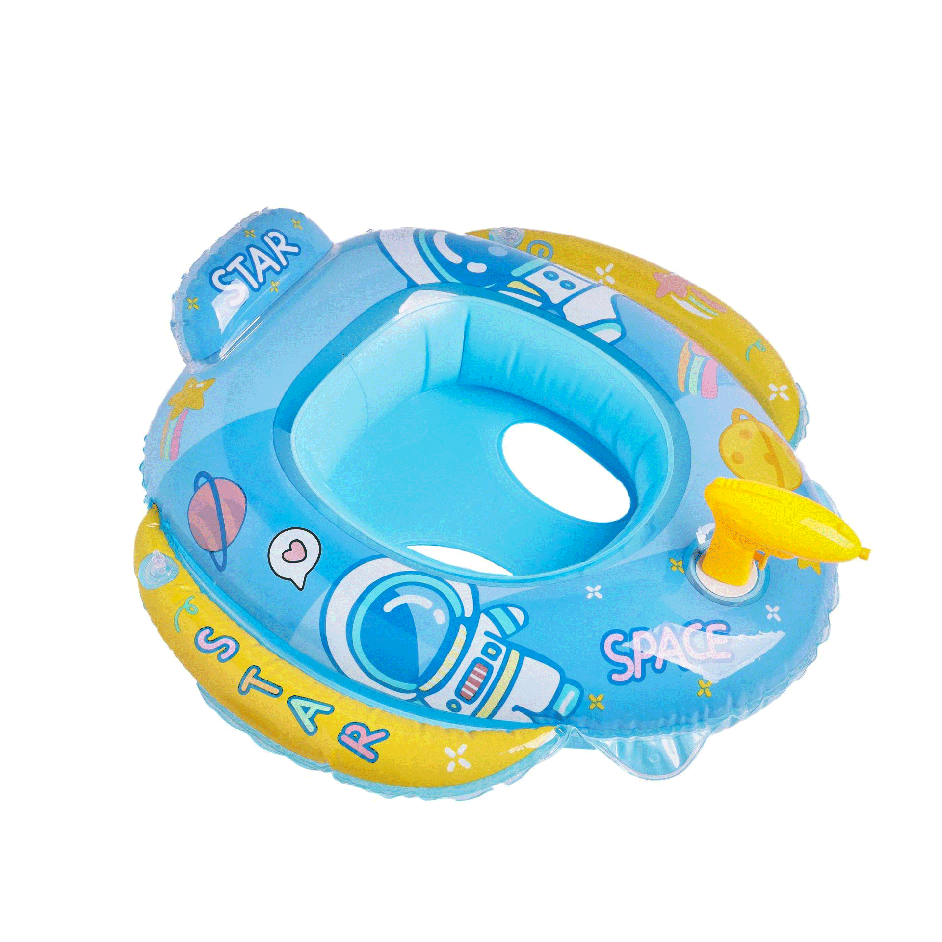 Shark seat pvc inflatable children swimming ring awning seat water baby water inflatable seat wholesale