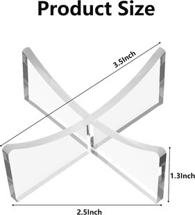 Cross-border hot sale acrylic football display stand acrylic ball base acrylic football bracket basketball storage