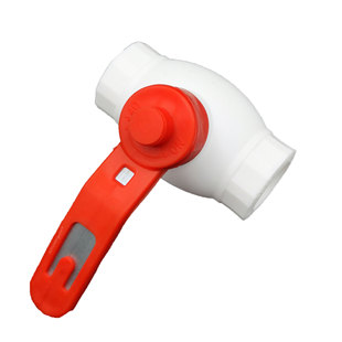 PPR water pipe accessories connector valve thickened large diameter large flow hot melt ball valve PPR iron handle steel core ball valve
