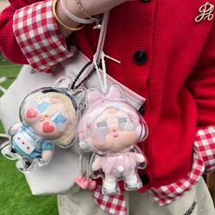Bubble Mart Blind Box Cry Wa Защитный чехол для эмалирования пылезащитный кулон ELove Tears прозрачный акриловый защитный чехол