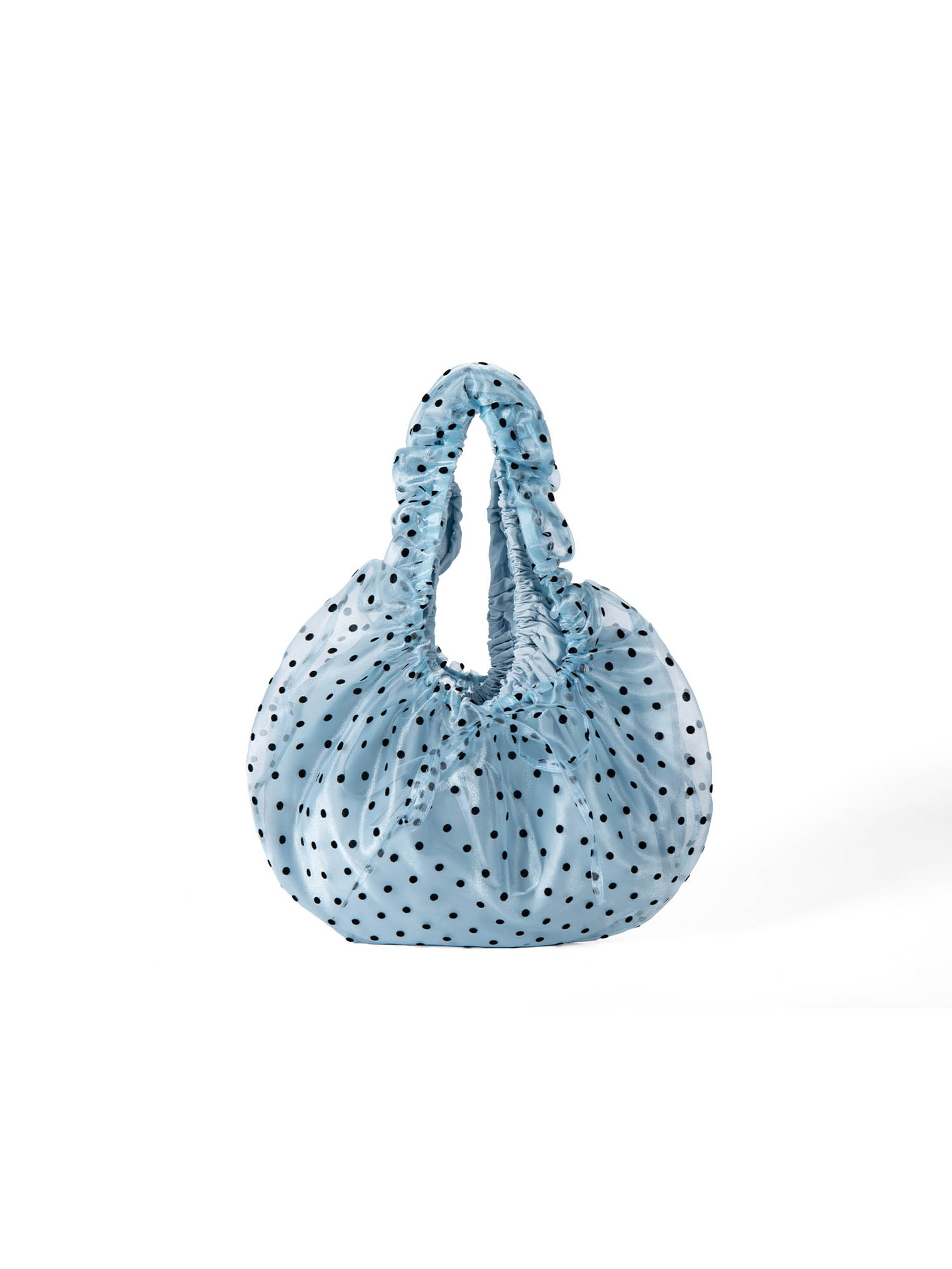 Niche Instagram-worthy casual and gentle tote bag with a youthful and elegant design, featuring a large capacity and a stylish polka dot pattern, perfect for commuting. Also suitable for hand-held or shoulder use.