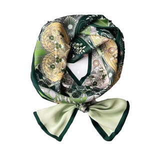 Narrow Long Scarf Scarf Women's Autumn and Winter New Korean Style Ink Painting Fashion Scarf Scarf Decorative Ribbon Elegant Women