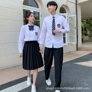 Korean Style School Uniform British Style Suit High School Graduation Class Suit Summer Junior High School College Style Student Chorus Performance Suit
