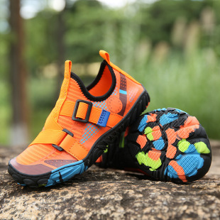 Tracing Shoes Children's Beach Shoes Teenage Men's and Women's Middle and Big Children's Non-slip Wading Sports Outdoor Hiking Shoes Swimming Shoes