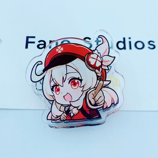 Original God peripheral pp clip cartoon acrylic clip student multi-functional sandwich test paper note cartoon butt clip