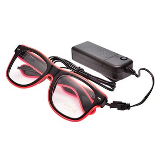 New LED fluorescent glasses luminous glasses toy EL luminous glasses dance di bar glasses