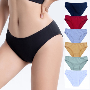 Explosions women's underwear cotton waist European and American foreign trade plus size underwear women's cotton underwear