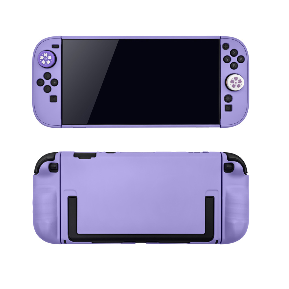 Switch 2 uchun bir rangli purkagichli bo'yoq himoya g'ildiragi, NS2 split dok, kompyuter himoya g'ildiragi, teriga qulay qattiq qobiq.