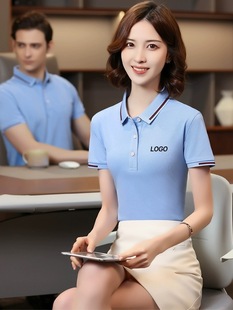 Polo shirt T-shirt advertising cultural shirt work clothes short sleeve work clothes summer work clothes custom logo
