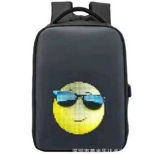 Led Backpack Display Backpack Mobile Advertising Luminous School Bag High Definition Highlight Mobile Tvled Backpack Three Packs
