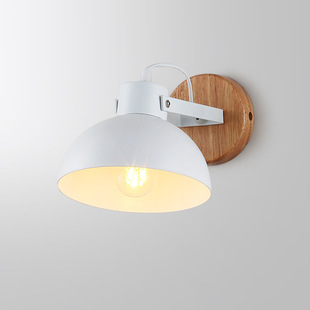 Nordic Creative Living Room Background Wall Semi-circular Wall Lamp Simple Personalized Restaurant Corridor Bedside Iron Wall Lamps