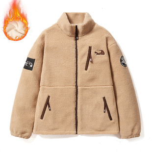 Beijiao mountain TNF1996 lambswool stand collar thickened coat three-color lambswool fleece jacket