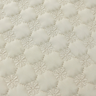 Embroidery fabric small daisy embroidery fabric quilting processing cotton padded hat women's clothing warm quilted cotton factory embroidery fabric