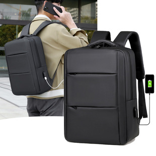 New Computer Backpack Large Capacity Advanced Sense Men's Backpack Business Casual Backpack Backpack USB Backpack