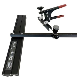 New three-row pulley heavy-duty ceramic tile rock plate T-type push knife three-row wheel push knife upper pressure clamp push-pull knife