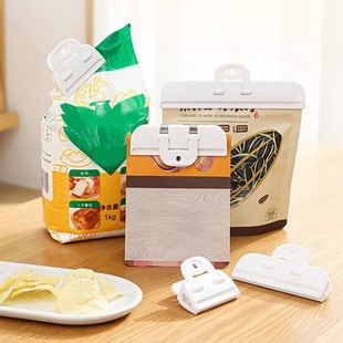 6pcs three specifications strong non-slip plastic sealing clip snack bag food bag moisture-proof household sealing clip WT01