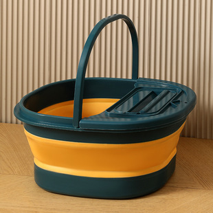 Household foldable foot tub foot massage foot bath artifact foot bath deepening space saving foot bath bucket wholesale