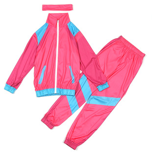 Disco clothing disco Amazon boys and girls costume dance sports hip-hop clothing three-color cross-border supply