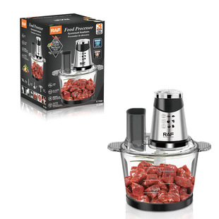 Raf European Meat Grinder Household 3L Garlic Peeler and Dough Mixer Cooking Machine Baby Food Supplement Machine Egg Beater