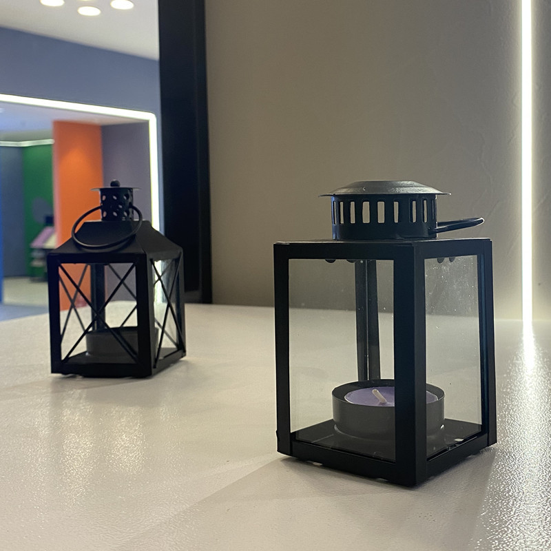 Simple Little Horse Lantern Creative Portable Iron Candle Holder Retro Candle Holder Home Decorations Ornaments