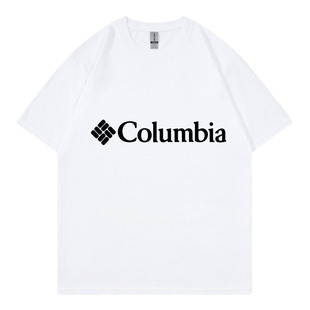Cross-border Independent Station Summer Letter Hot Sale European and American Fashion Brand Letter Printing Pure Cotton Men's All-match T-shirt European Size