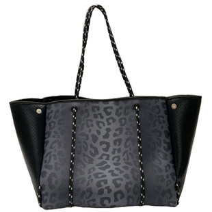 Factory spot large capacity diving material beach bag perforated bag shoulder bag travel bag fashion shopping bag handbag