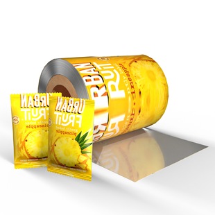 Aluminum plating automatic packaging roll film food candy snacks biscuits aluminum foil composite roll film plastic PE plastic packaging film