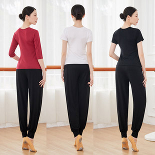 New Modal Dance Practice Suit Female Adult Body Training Suit Modern Dance Suit Slim Black Chinese Dance Suit