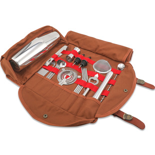 Cross-Border Direct Supply of Stainless Steel Cocktail Shaker 20 Sets Bar Tools Cocktail Bag Outdoor Shoulder Bag Wine Bag
