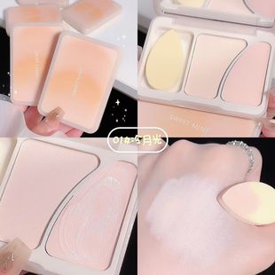 Makeup sweet mint double high-gloss cream face brightening repair concealer milk moisturizing natural tear covering groove
