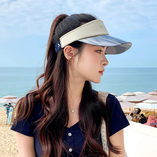 Baseball Cap Women's Summer Empty Sunscreen Hat Sports Running Tennis Hat Shading Face Small Cap Sun Hat