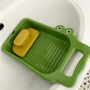 Washing Board Laundry Basin Integrated Baby Washing Board Household Dormitory Washing Underwear Artifact Roller Type Hand-Free Washing