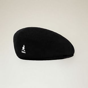 Steel-printed wool with box receipt kangol kangaroo pure wool beret fashion brand cap wool hat