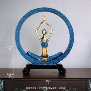 Литературные книги девушки йоги украшения OK танцовщицы кабинет спальня на крыльце гостиной винный шкаф украшения