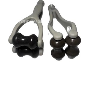 Manufacturers wholesale new stone finger massage clip natural black stone finger massager jade finger massage