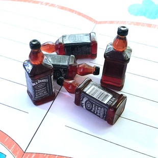 bjd doll accessories scene Model shooting Nie props mini simulation miniature food and play foreign wine bottle decoration toy