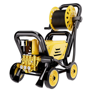 High-pressure car washing machine cleaning machine lithium electric household 220V high-power car washing shop commercial car washing pump with pressure regulation