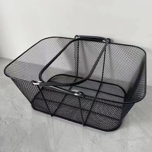 Bicycle Net frame folding car iron basket handlebar front trailer basket basket riding accessories parts supplies