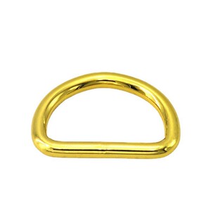 New D buckle metal half ring wholesale luggage hardware accessories D buckle semi-circular blue zinc alloy D buckle