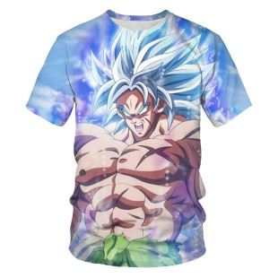 Новинка 2020 AliExpress Мужская футболка с круглым вырезом с цифровым 3D принтом Dragon Ball с круглым вырезом куртка с коротким рукавом Заводской магазин